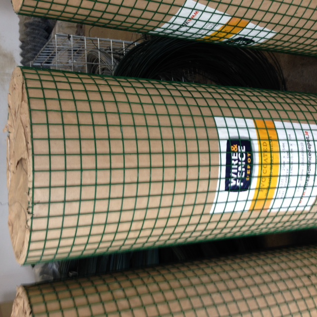 PVC Coated Welded Mesh 1200mm x 25m, 50mm box, wire diameter 1.6