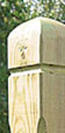 Decorative Gate Post - Click Image to Close